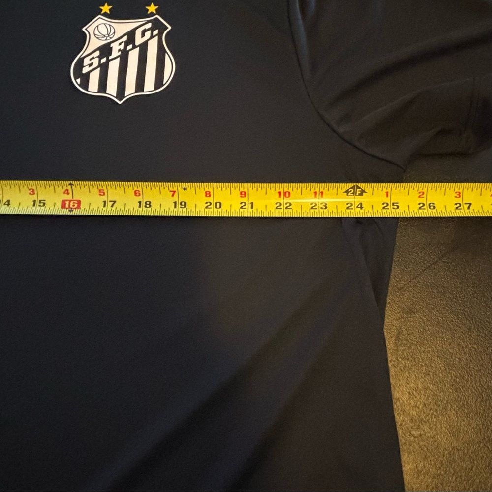 Umbro Men’s Santos FC 2020 Training Jersey Dry Fit Black Gold XXL New - Picture 11 of 12
